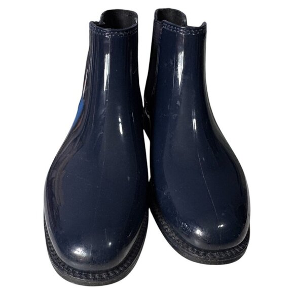 Henry Ferrera Collection Clarity Double Gore Rain Ankle BootS Black size 40 US 9 - Picture 1 of 5